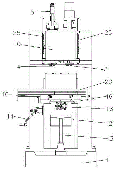 Program control variable-frequency double-shaft compound machine