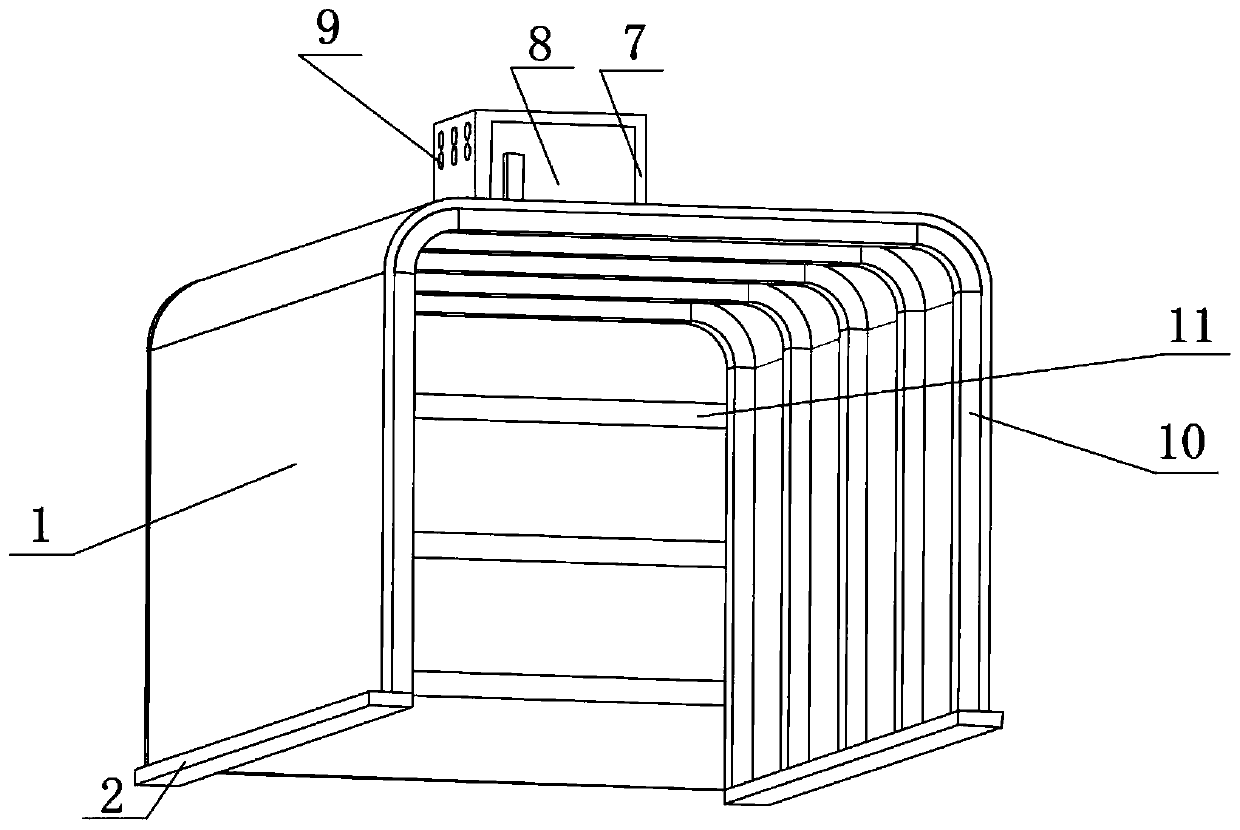 Novel truck cover structure