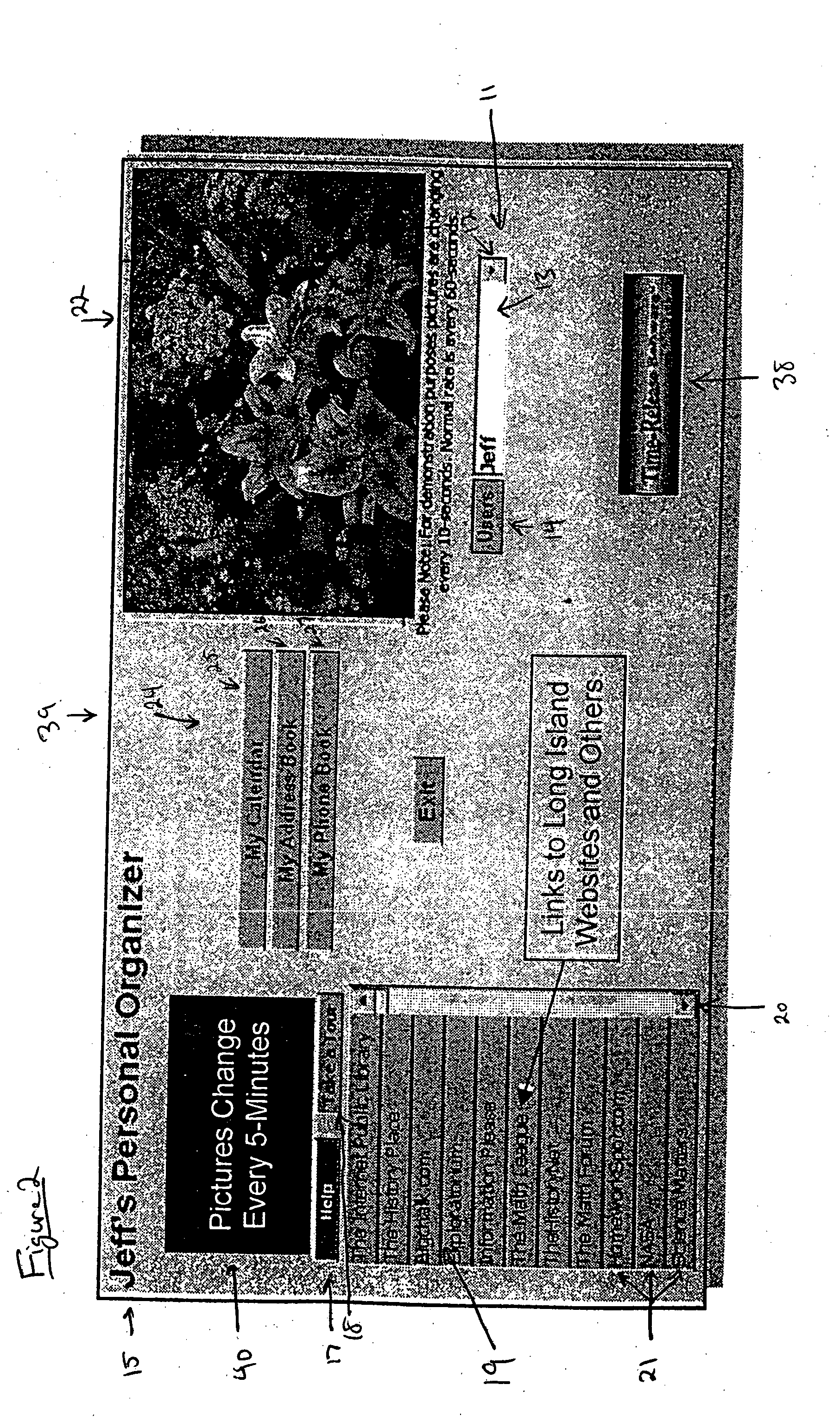 System, method and apparatus for software generated slide show