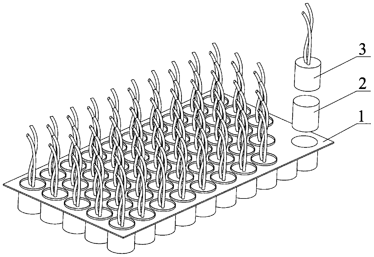 A device and method for automatically sending seedlings, taking seedlings, and throwing seedlings for a plug-in seedling transplanting machine