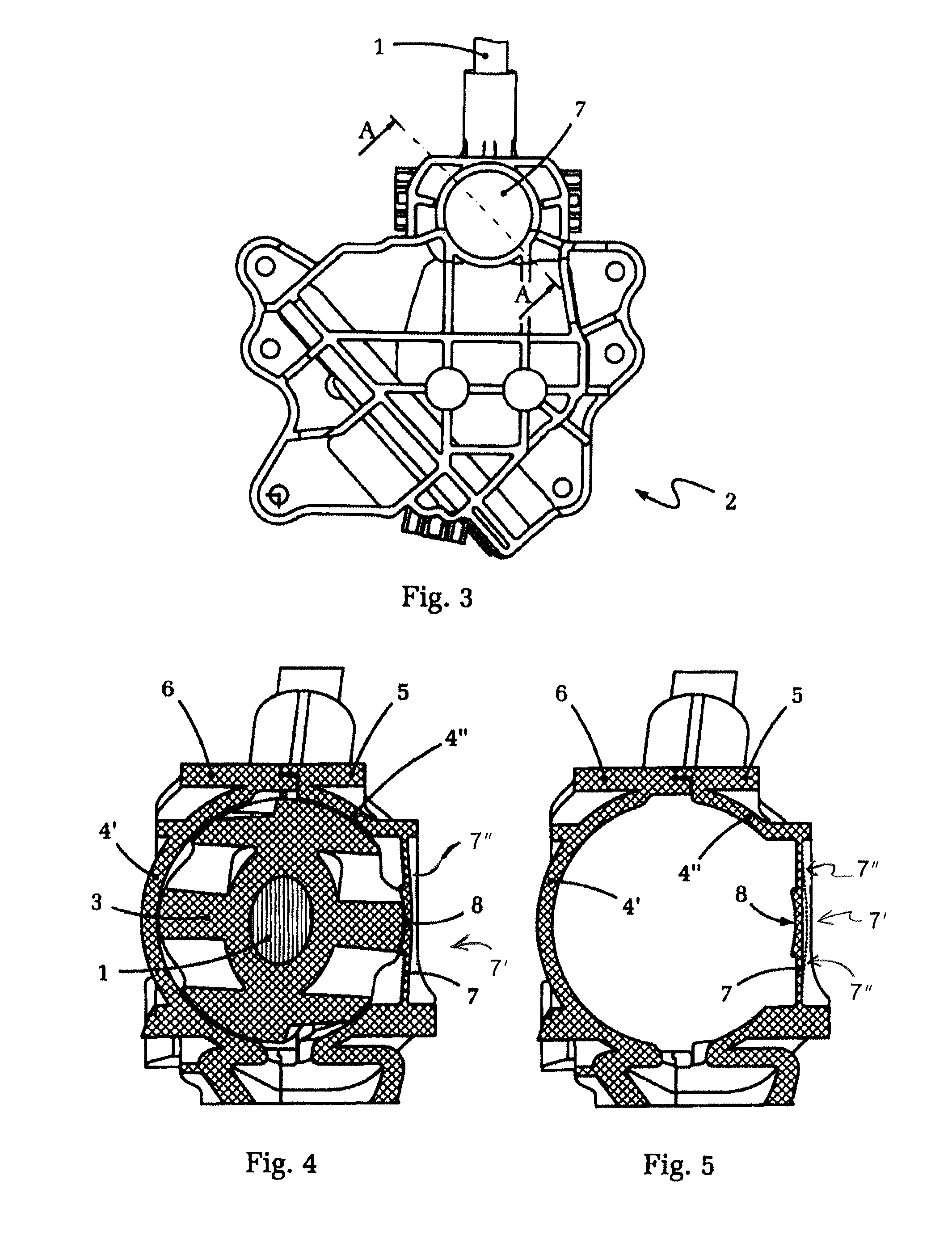 Actuating device