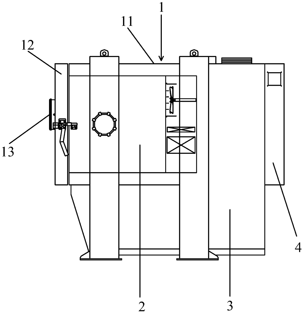 A rapid temperature change test chamber