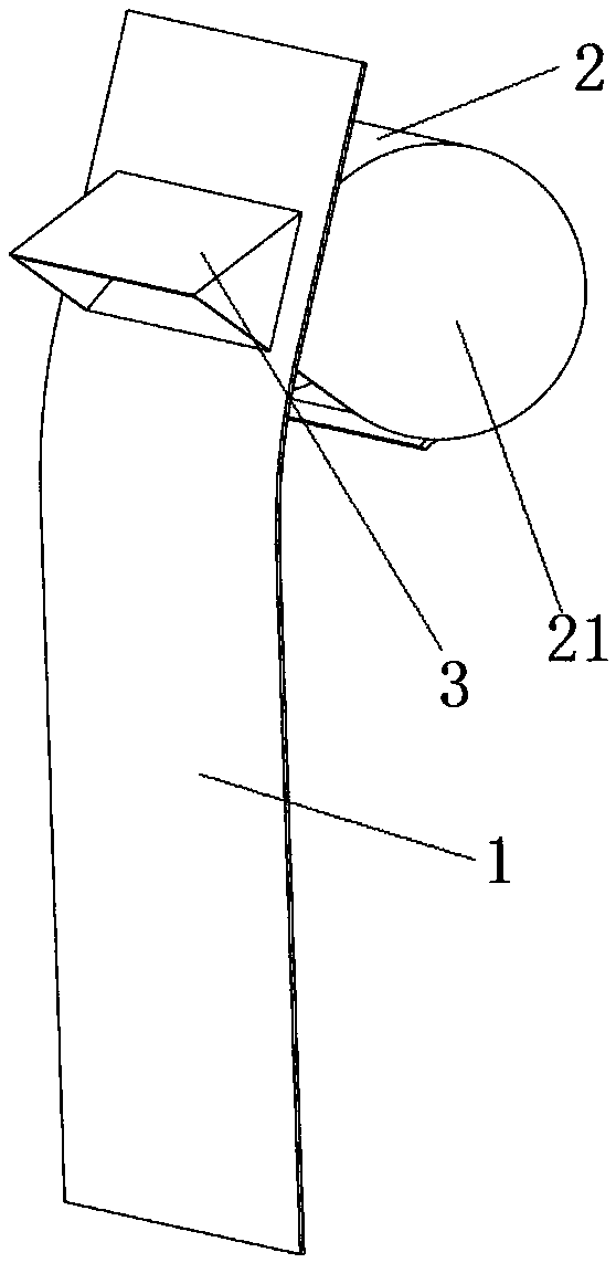 Air vent equipped hood side plate