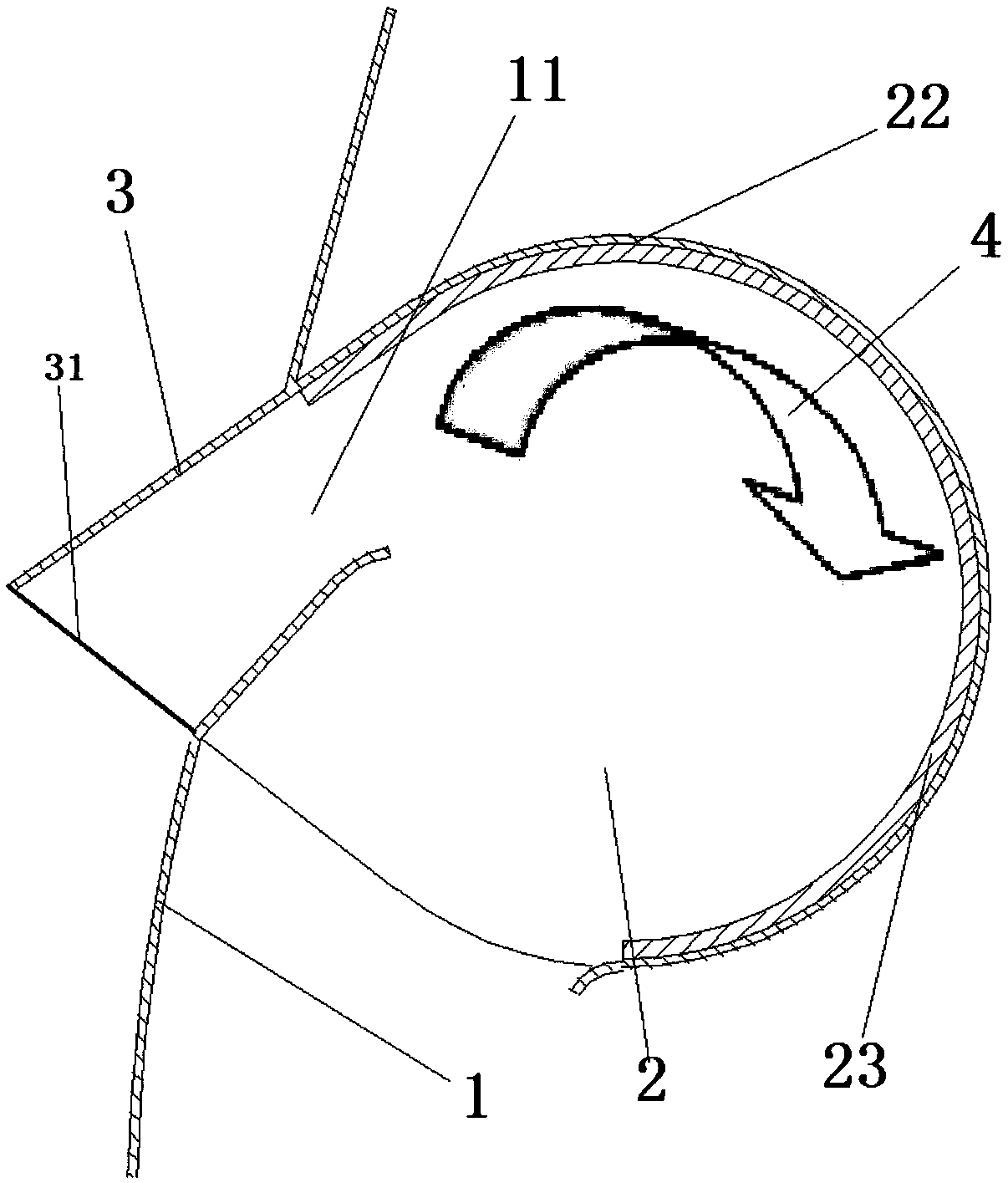 Air vent equipped hood side plate