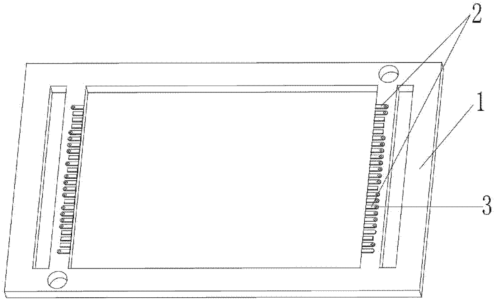 Stacked-assembled substrate and stacked assembly method of TSOP (Thin Small Outline Package) integrated circuits