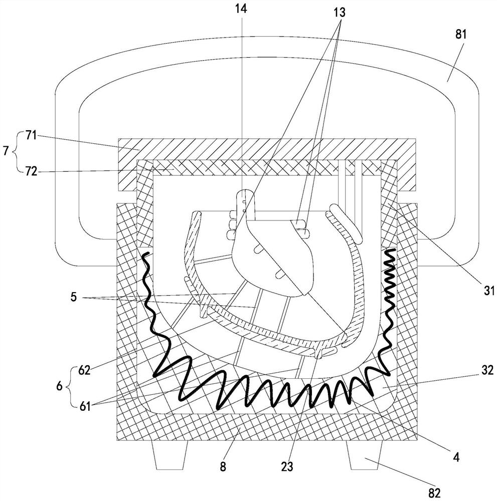 An isolated heart transfer box