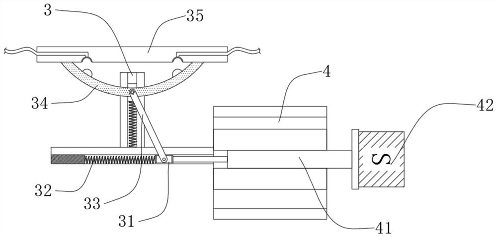Inclination protection device for wafer chamfering