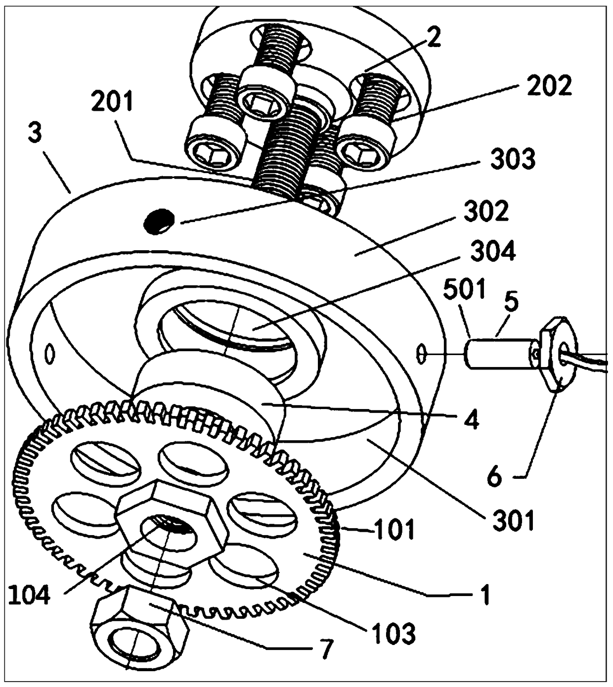 Rotational speed detection device and system of shaft to be measured