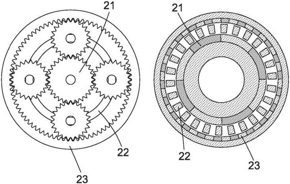 A magnetic gear system and method for reducing transmission of torque pulsation