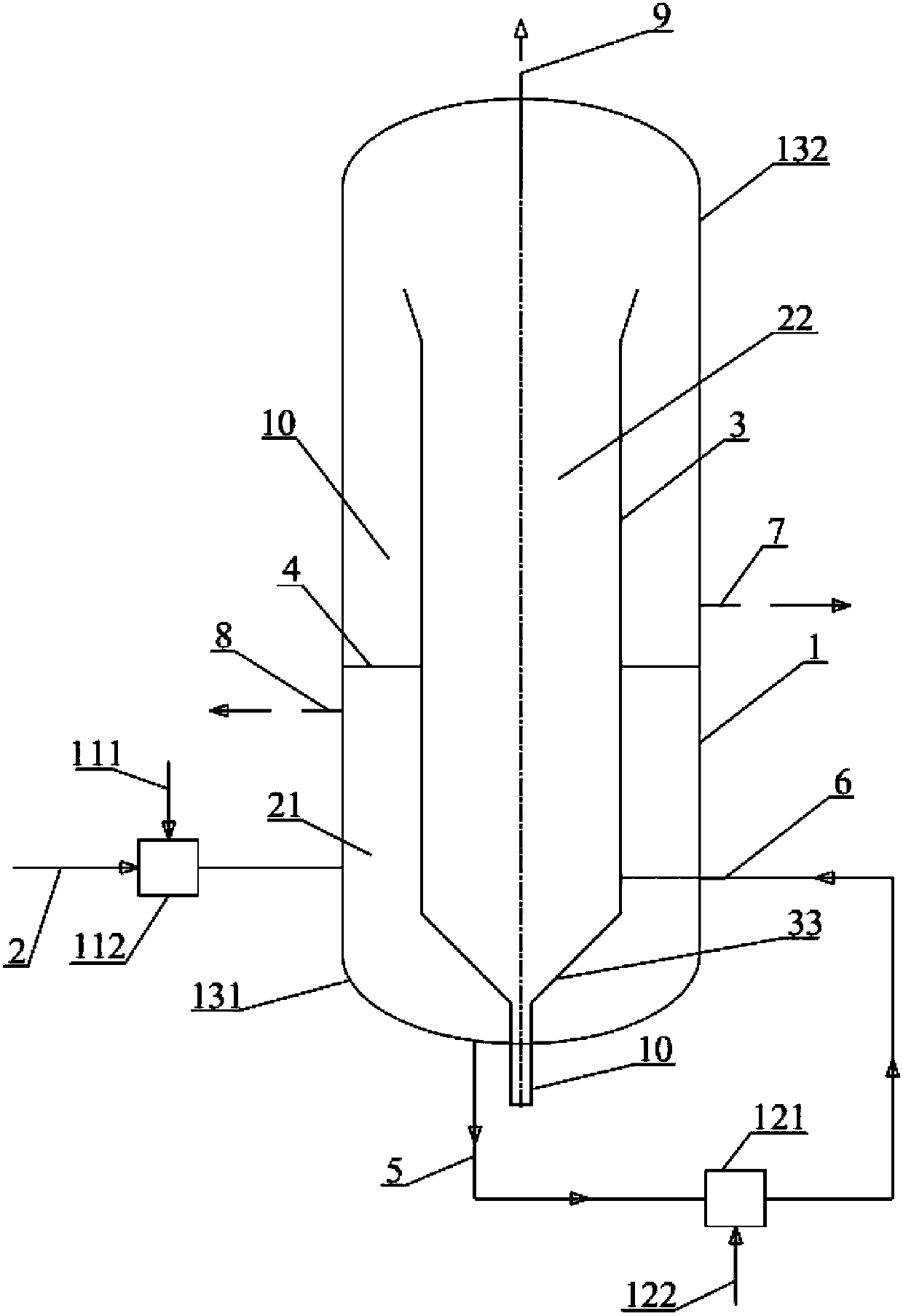 Two-stage rotational-flow air flotation separator