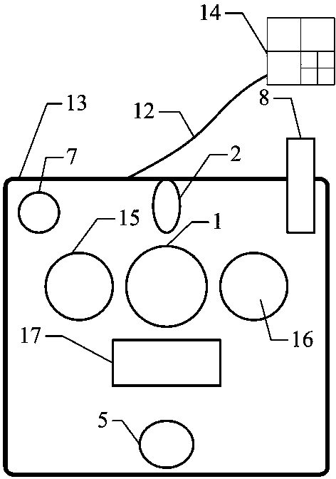 Submarine pipeline detection device based on ROV platform