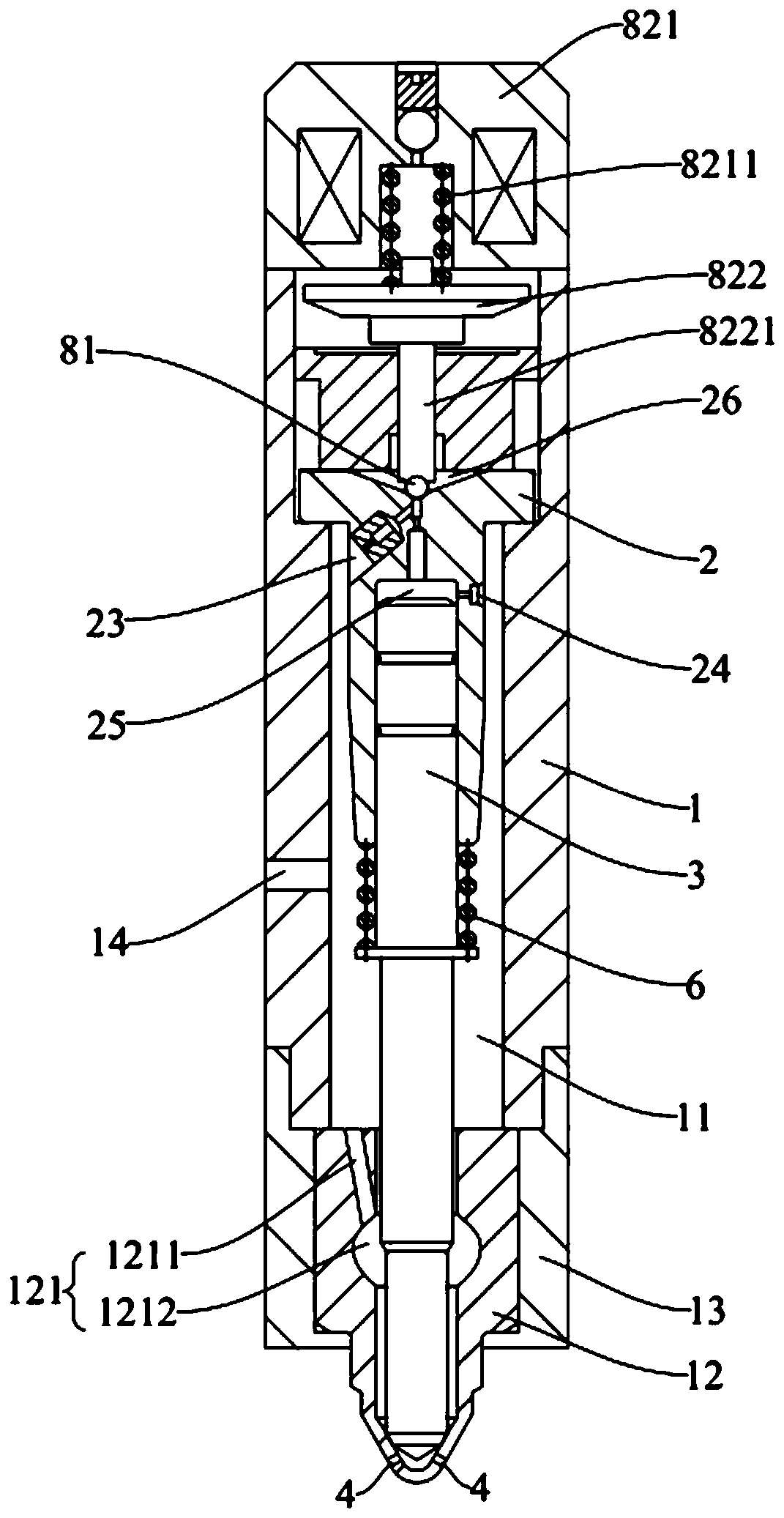 Fuel injection valve and engine