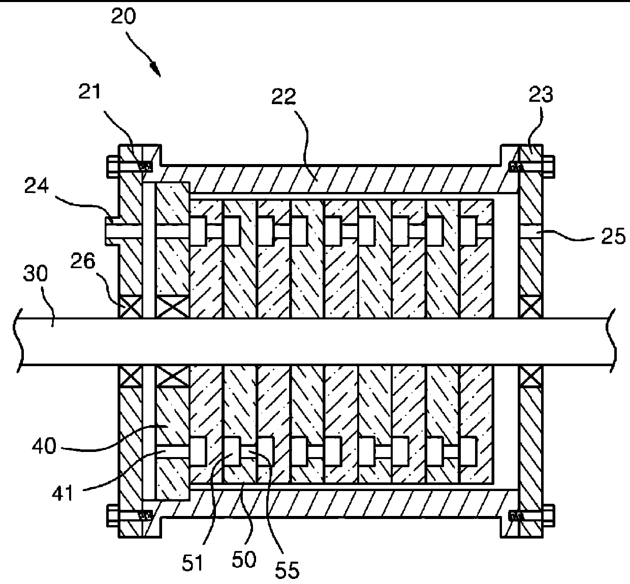 Axial turbine