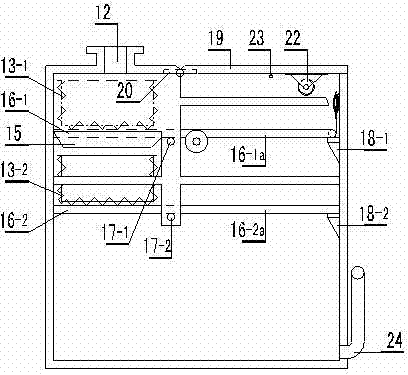 Oil-water separation method and oil-water separation device