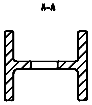 Near-net forming method for split type axle box body for standard motor train unit