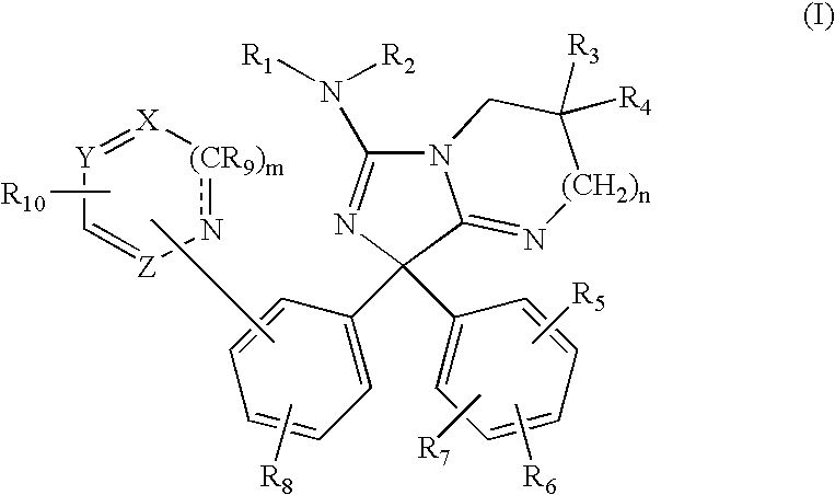 Diphenylimidazopyrimidine and -imidazole amines as inhibitors of beta-secretase