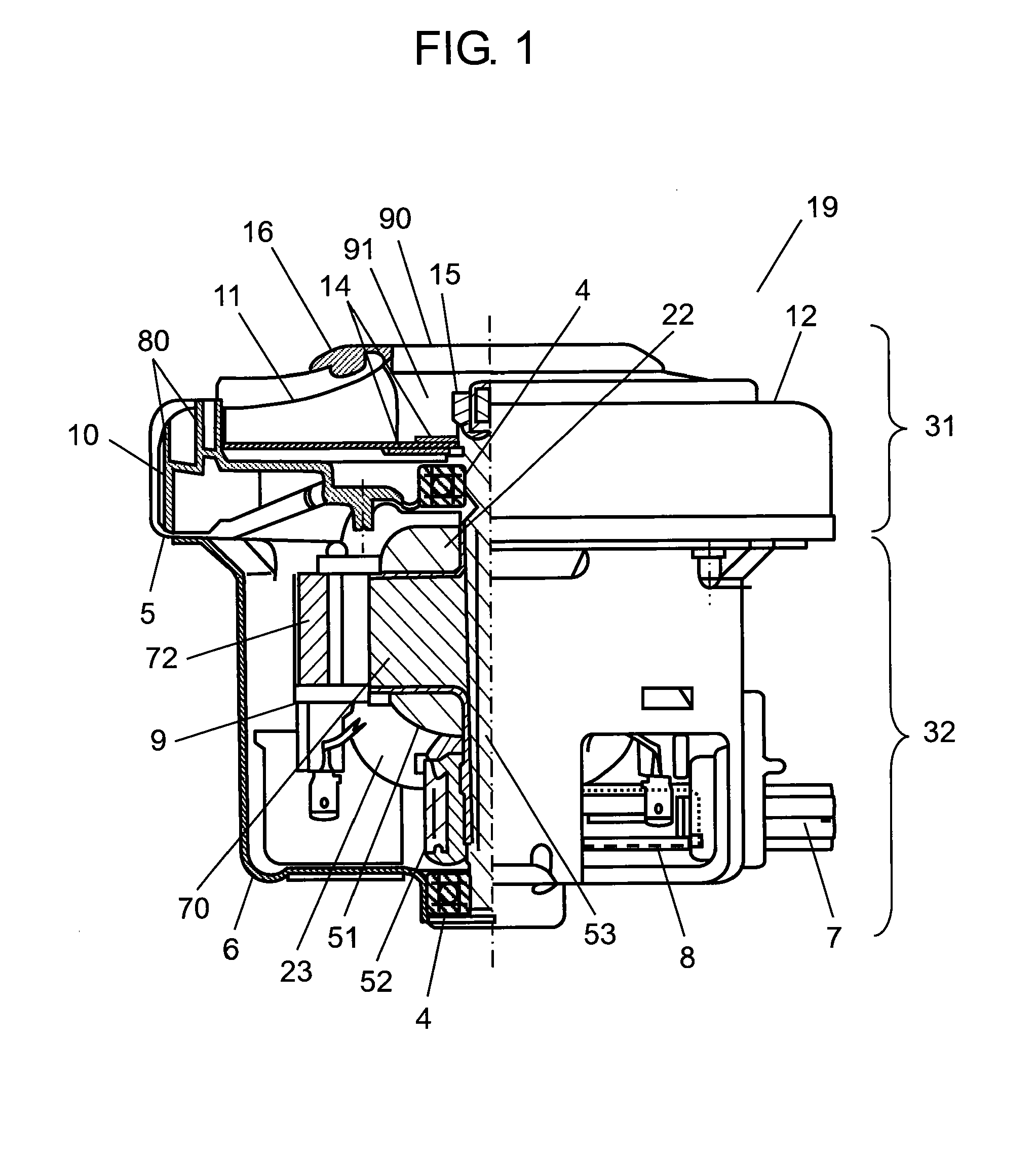 Electric blower and electric vacuum cleaner utilizing the same