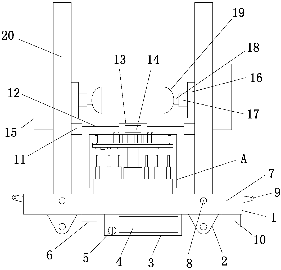 Electric meter detection device and detection method thereof
