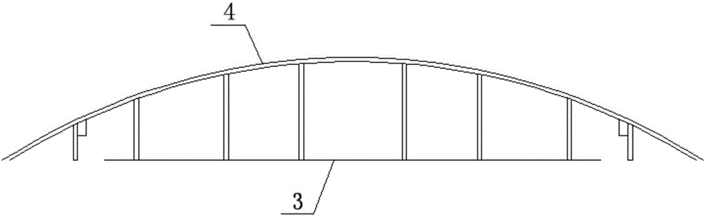 Construction method for double layer storage tank with flat suspended roof as inner tank roof