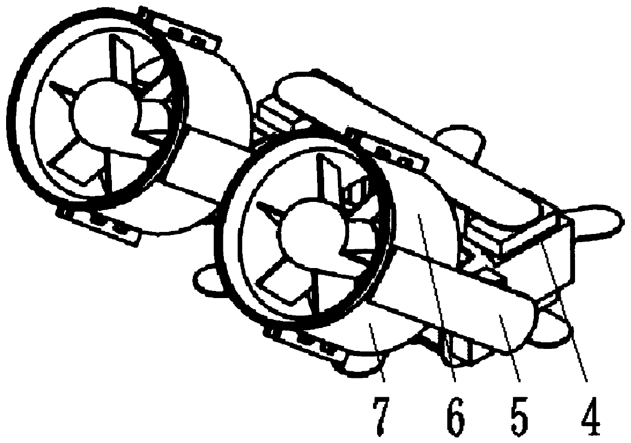 Spider-shaped bionic wall-climbing robot based on friction attachment technology