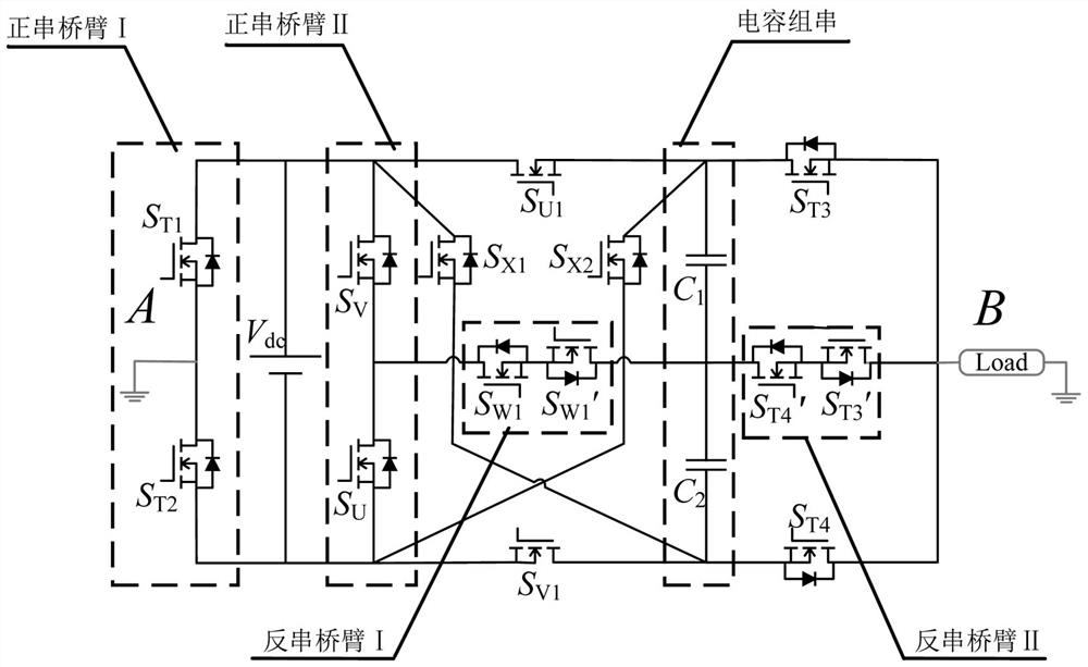 A low-stress boost inverter and its implementation method