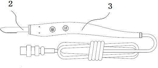 Thermosetting surgical knife device