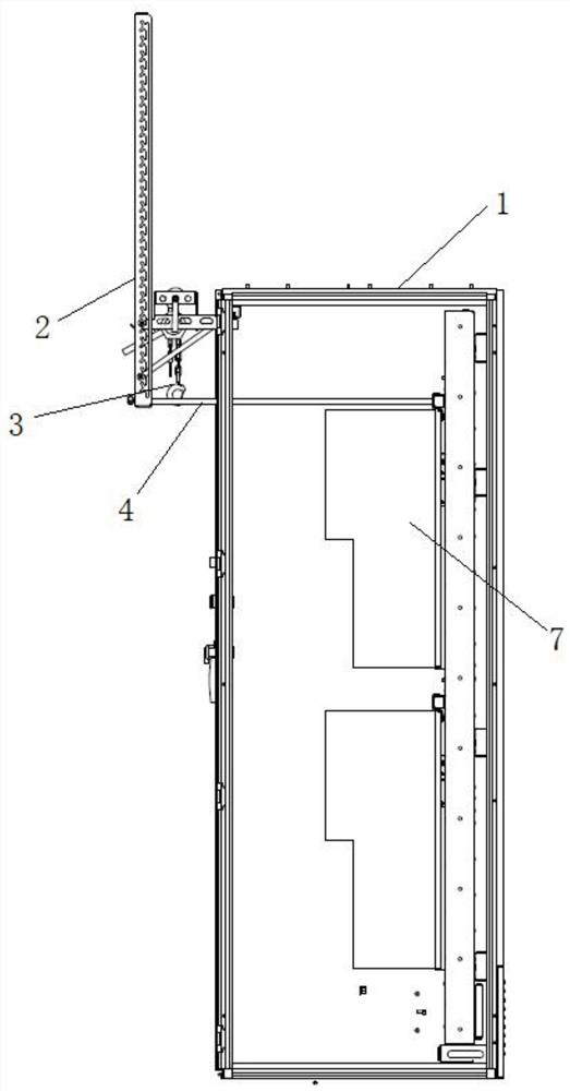 Equipment hoisting structure
