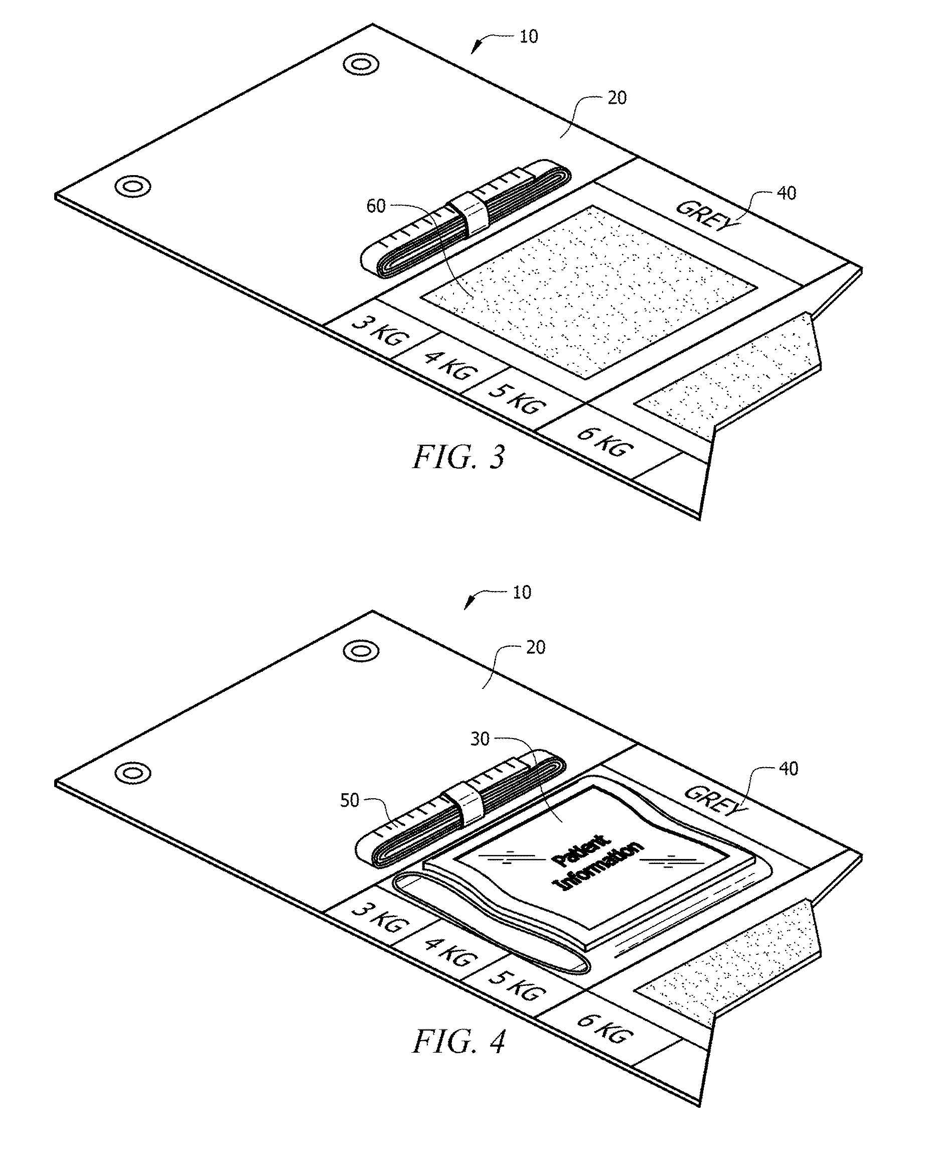 Device and method for displaying pediatric medical instructions