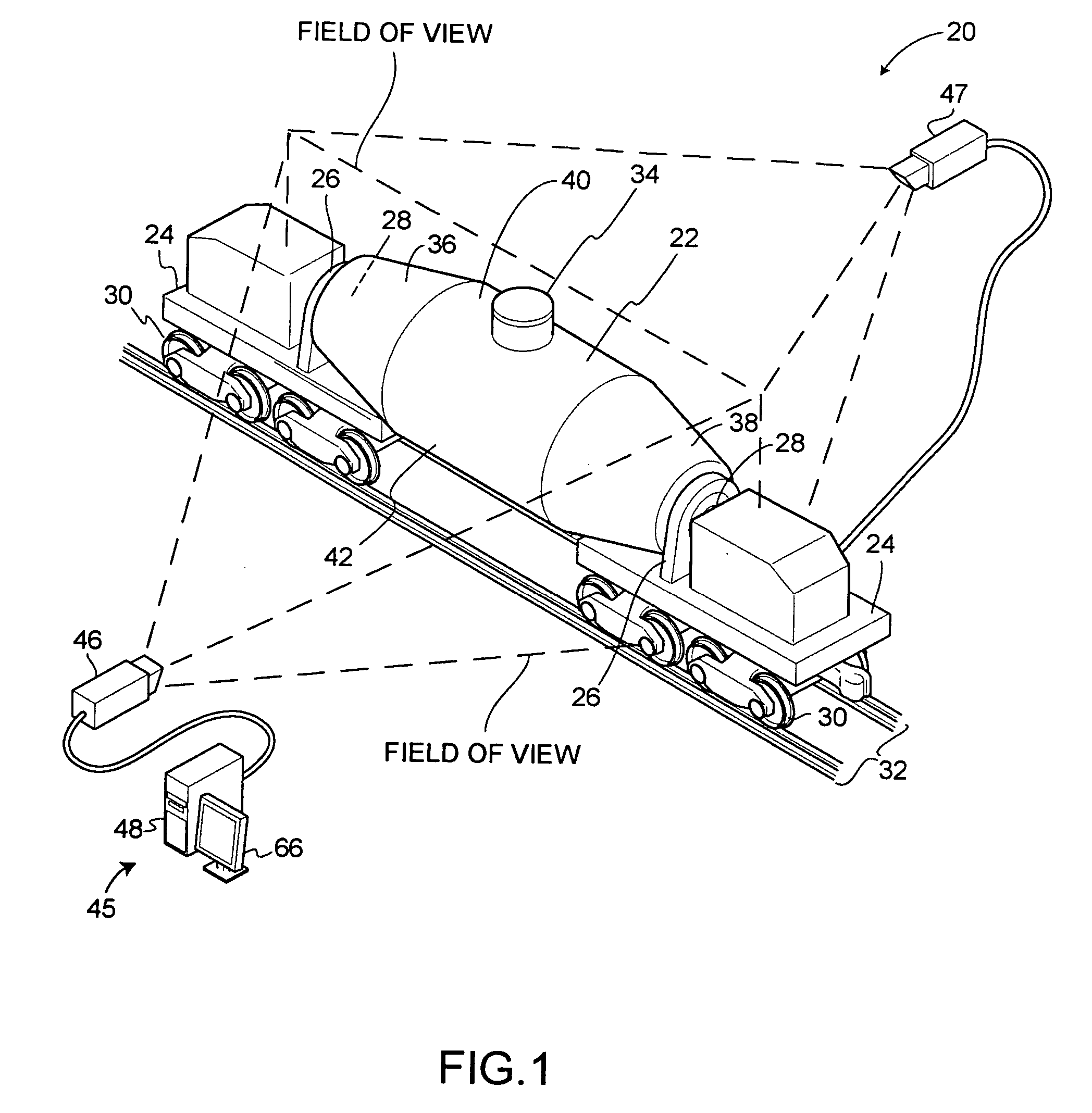 Apparatus and method of sensing the temperature of a molten metal vehicle