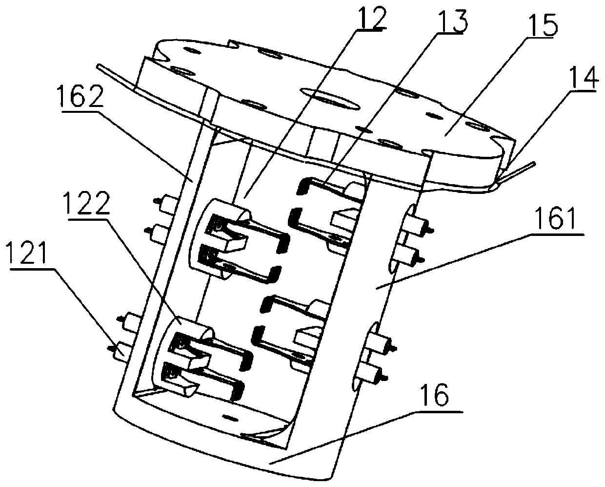 A micro torque signal transmission device