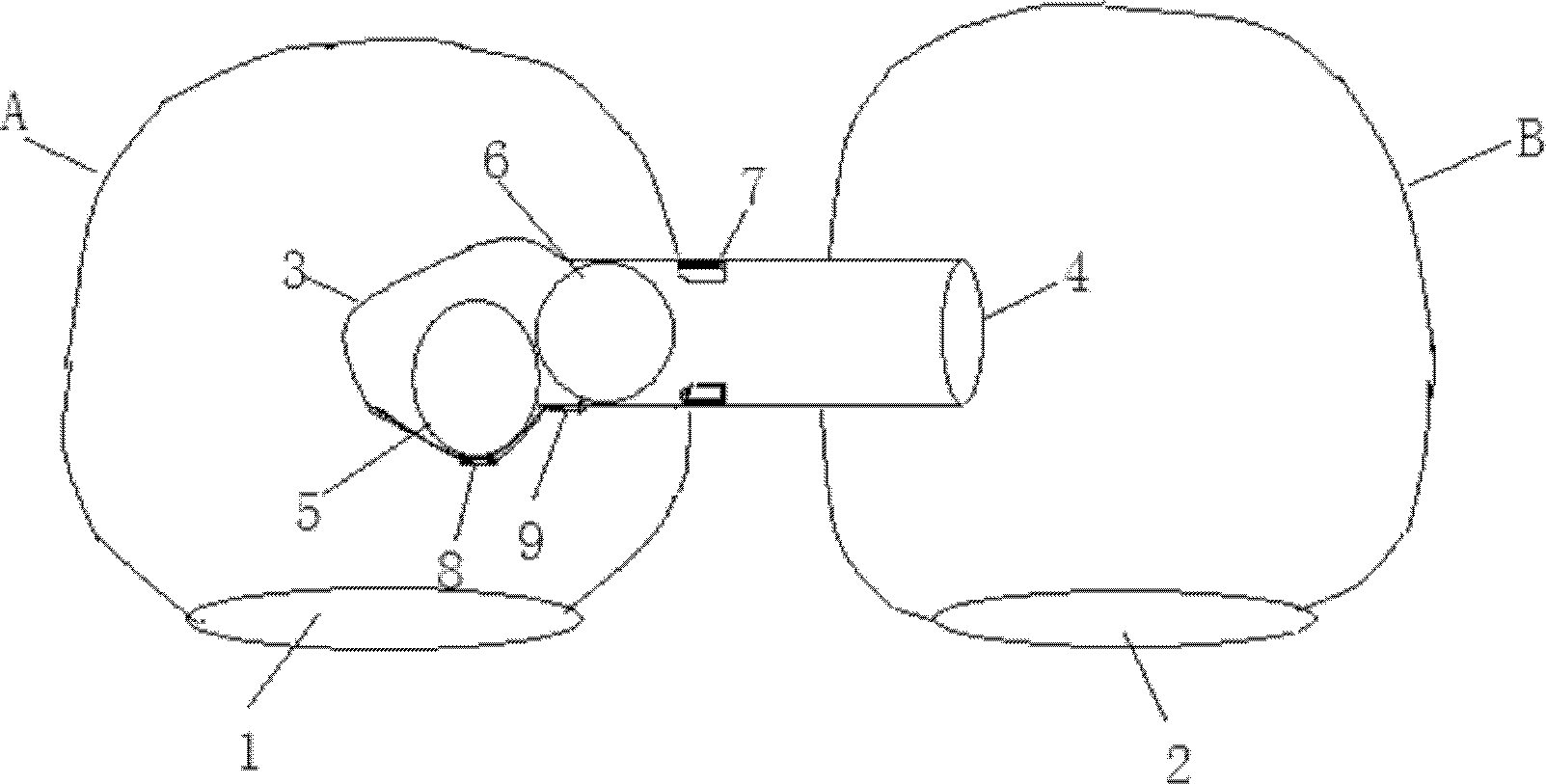 Alignment-cupping-glass with each cupping glass sucked in turn