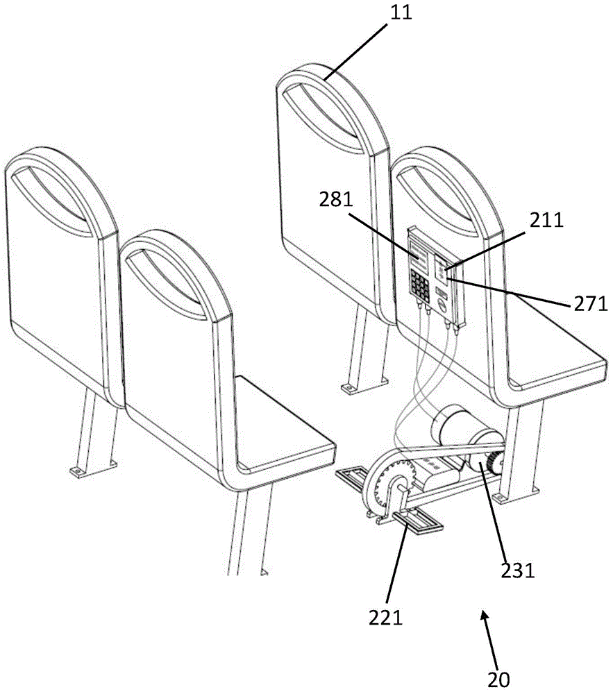 On-vehicle bodybuilding equipment and vehicle