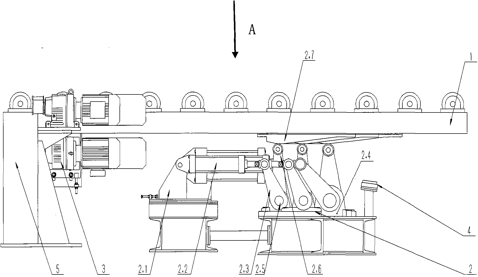 Method and device for sheet selection or plate falling at cold end of flat plate glass production line