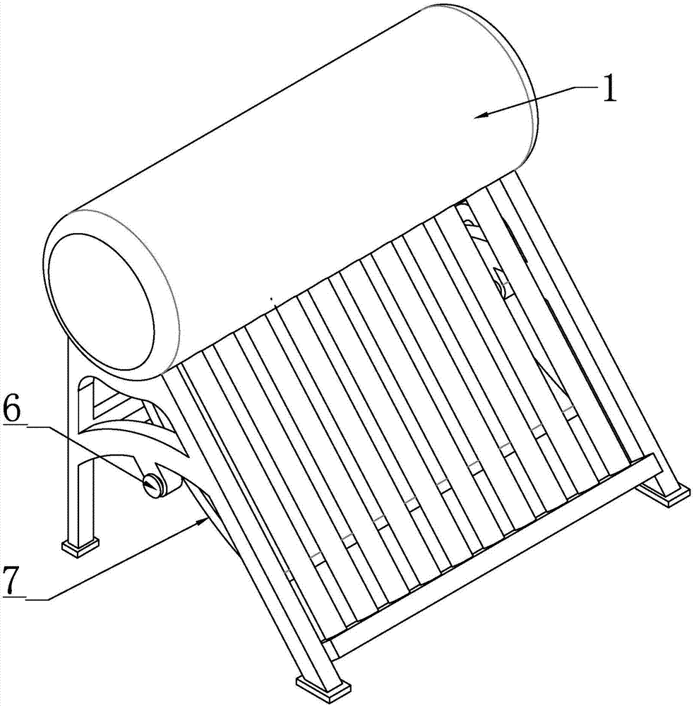 Reflective solar water heater