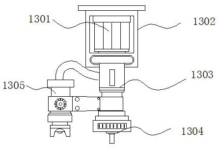 Non-standard flange double-sided polishing device capable of detecting flange center column