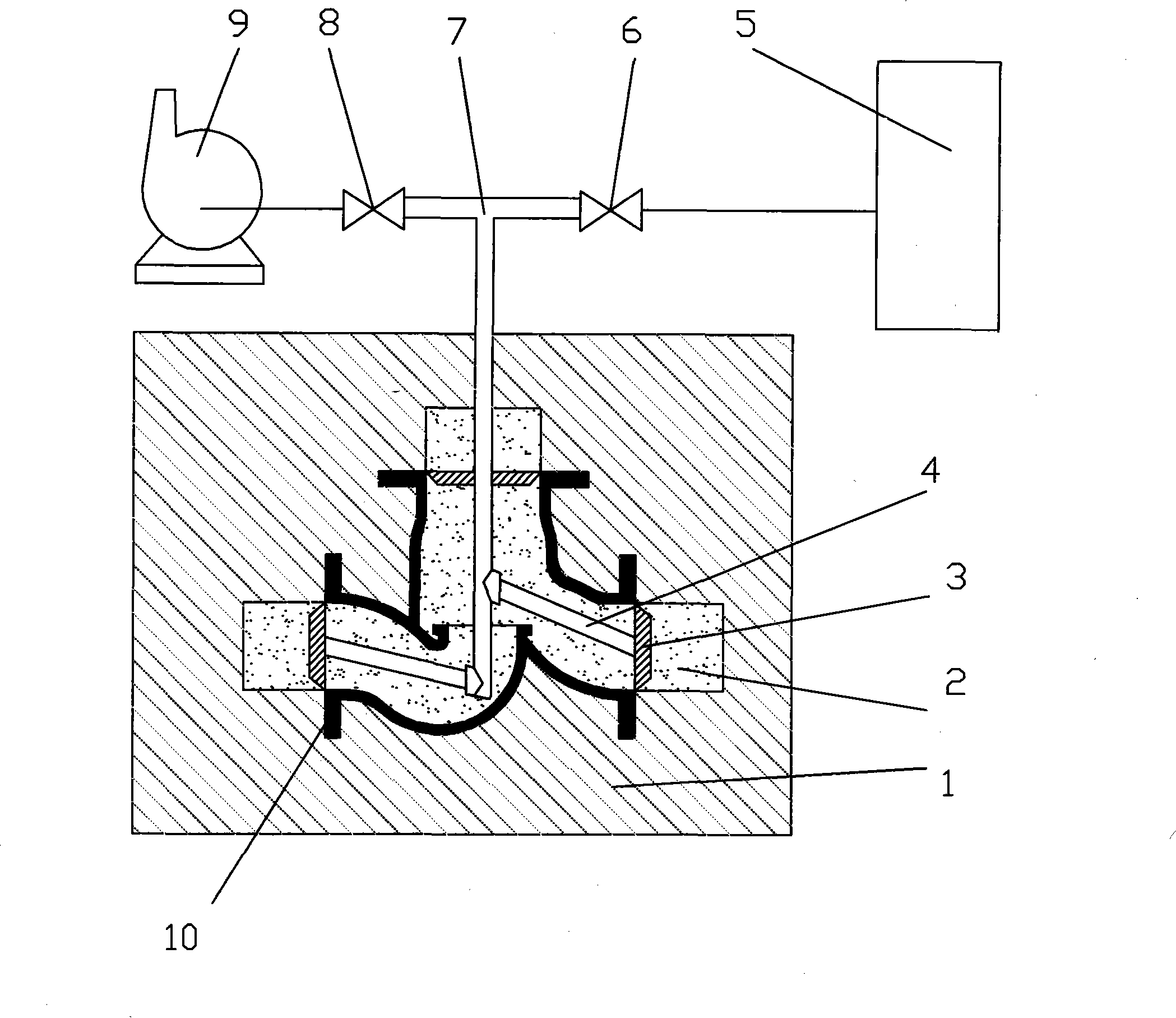 Internal pressure expansion type casting technique