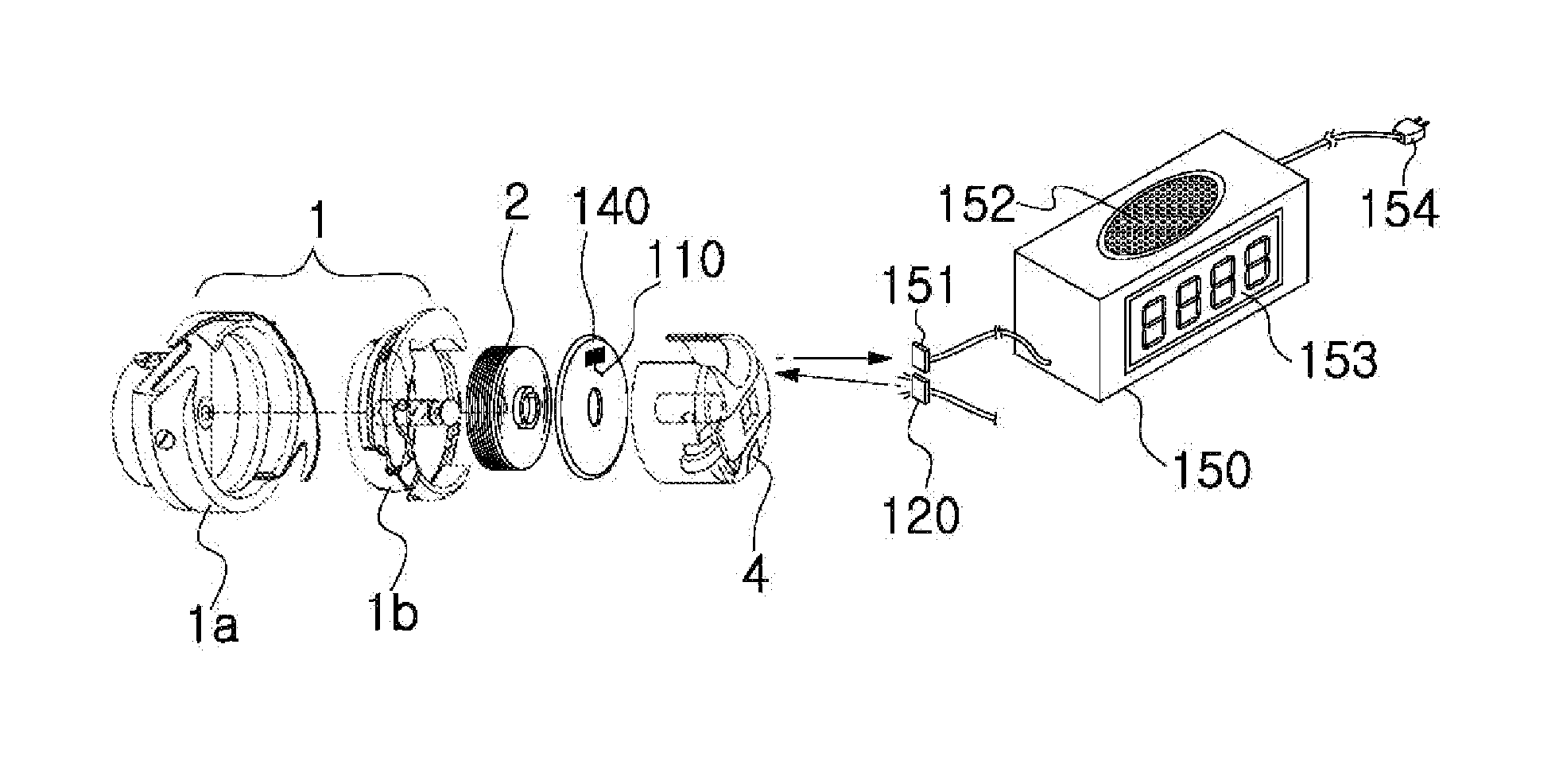 Apparatus and lower thread winding-spool for detecting the ending region of lower thread of sewing machine