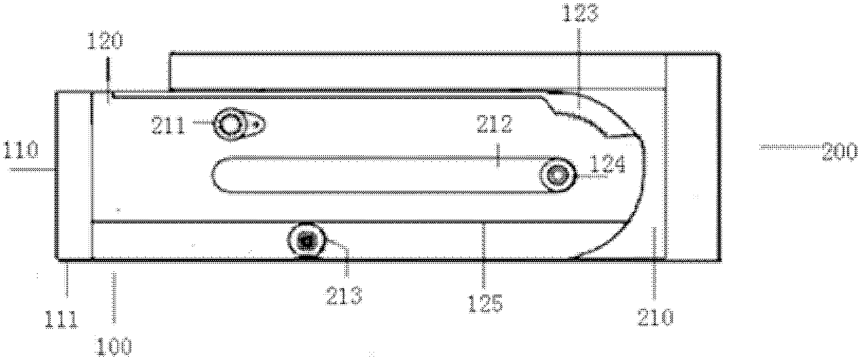 Draw-pull rotary drawer combined body for household appliance