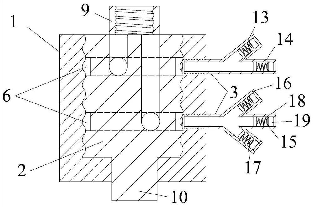Self-drilling type single-liquid and double-liquid grouting reinforcement device and using method