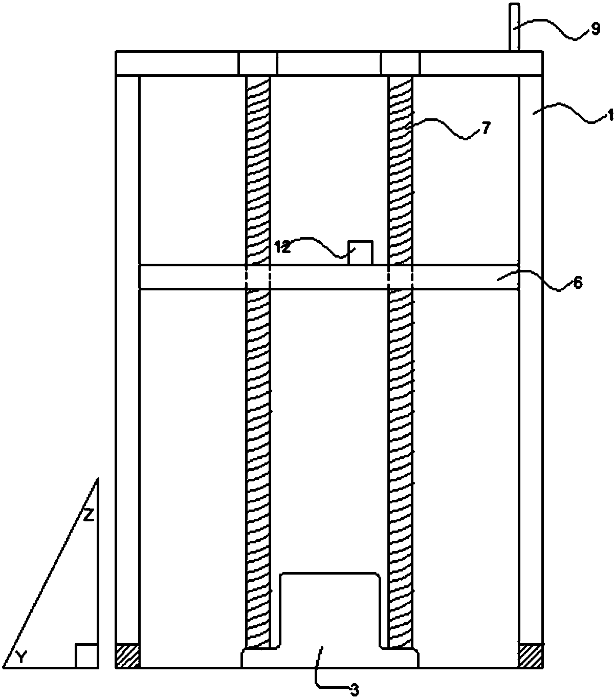 Automatic stamping device