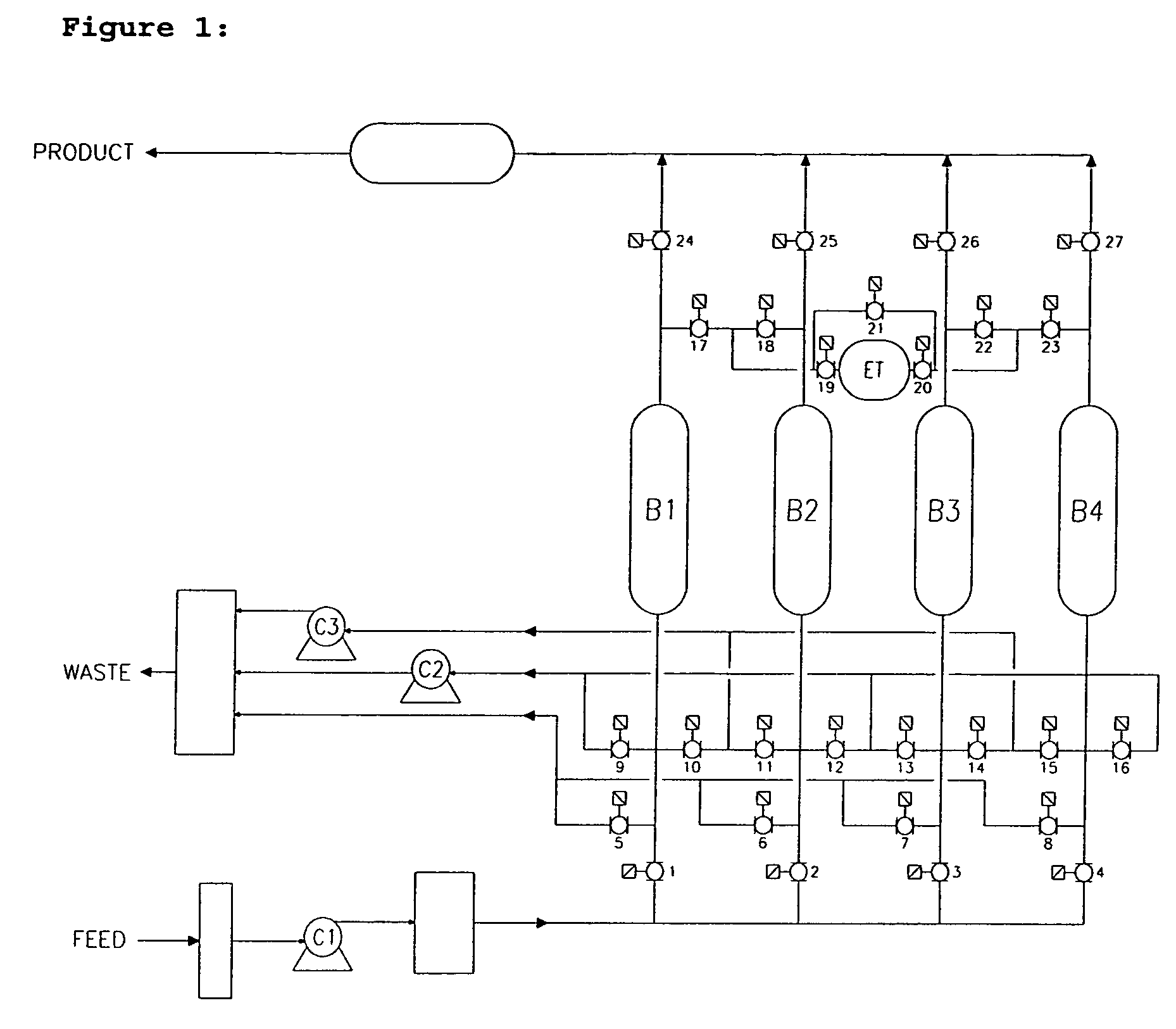 Vacuum pressure swing adsorption process and enhanced oxygen recovery