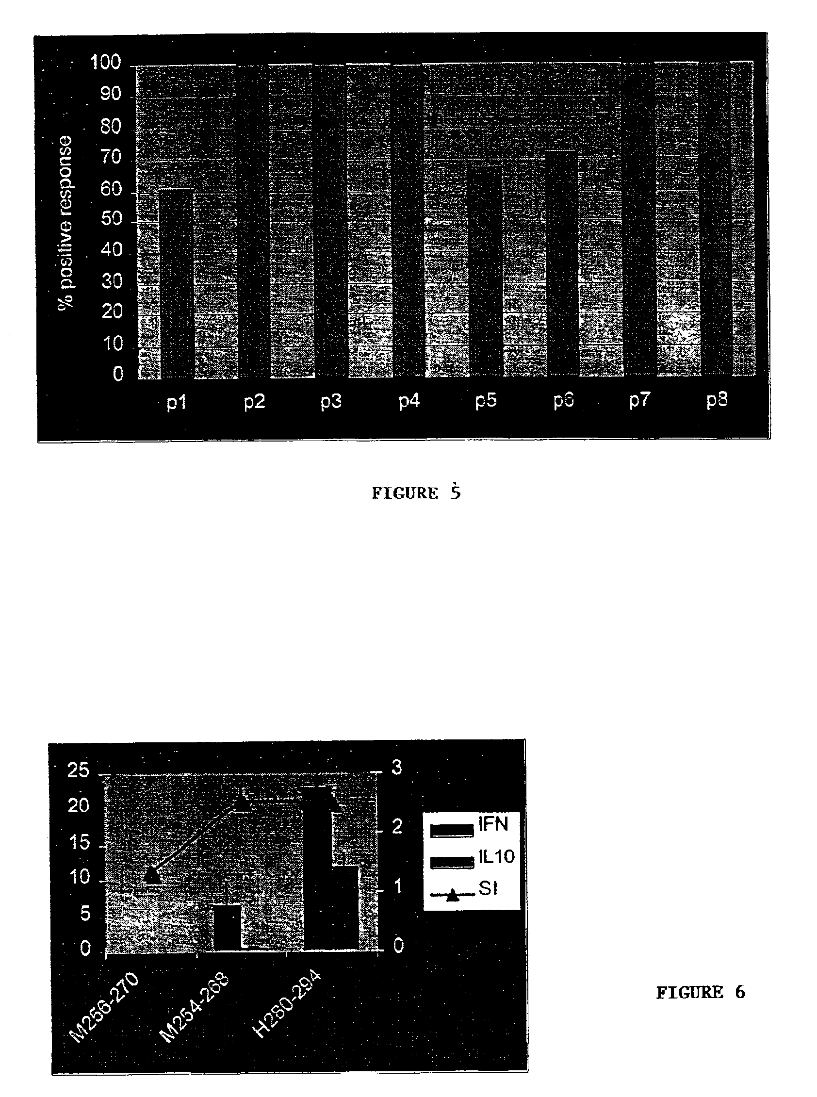Stress proteins and peptides and methods of use thereof