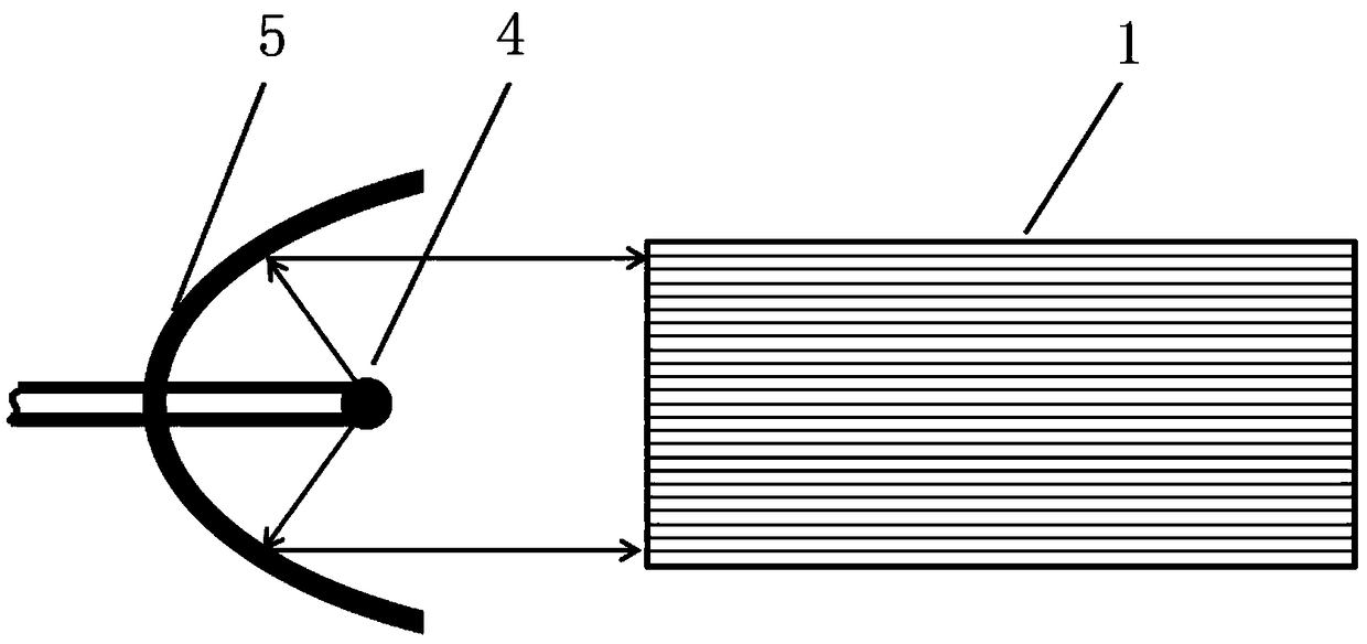 Dental light guide rod for beam homogenization