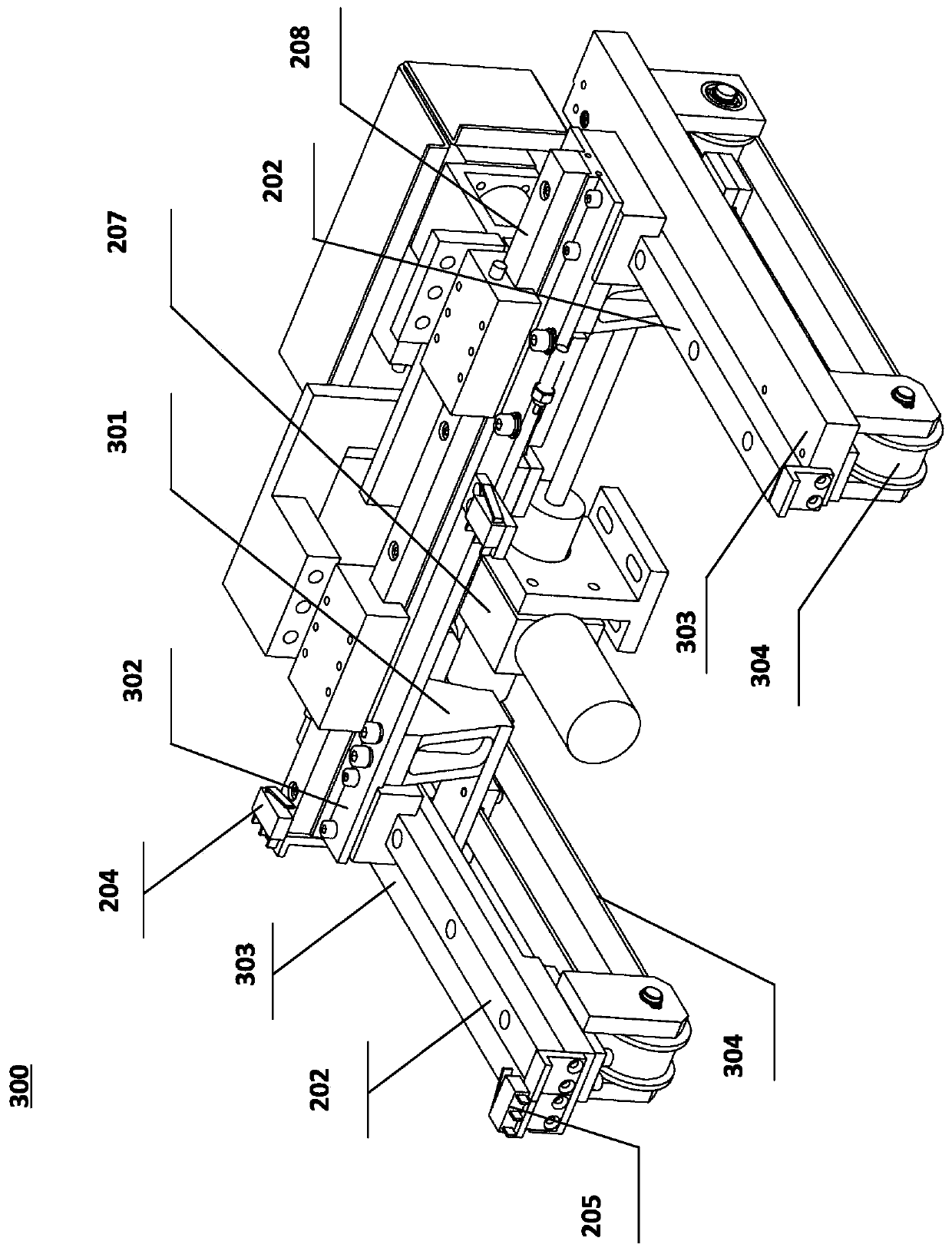 Automatic butt joint and separation device