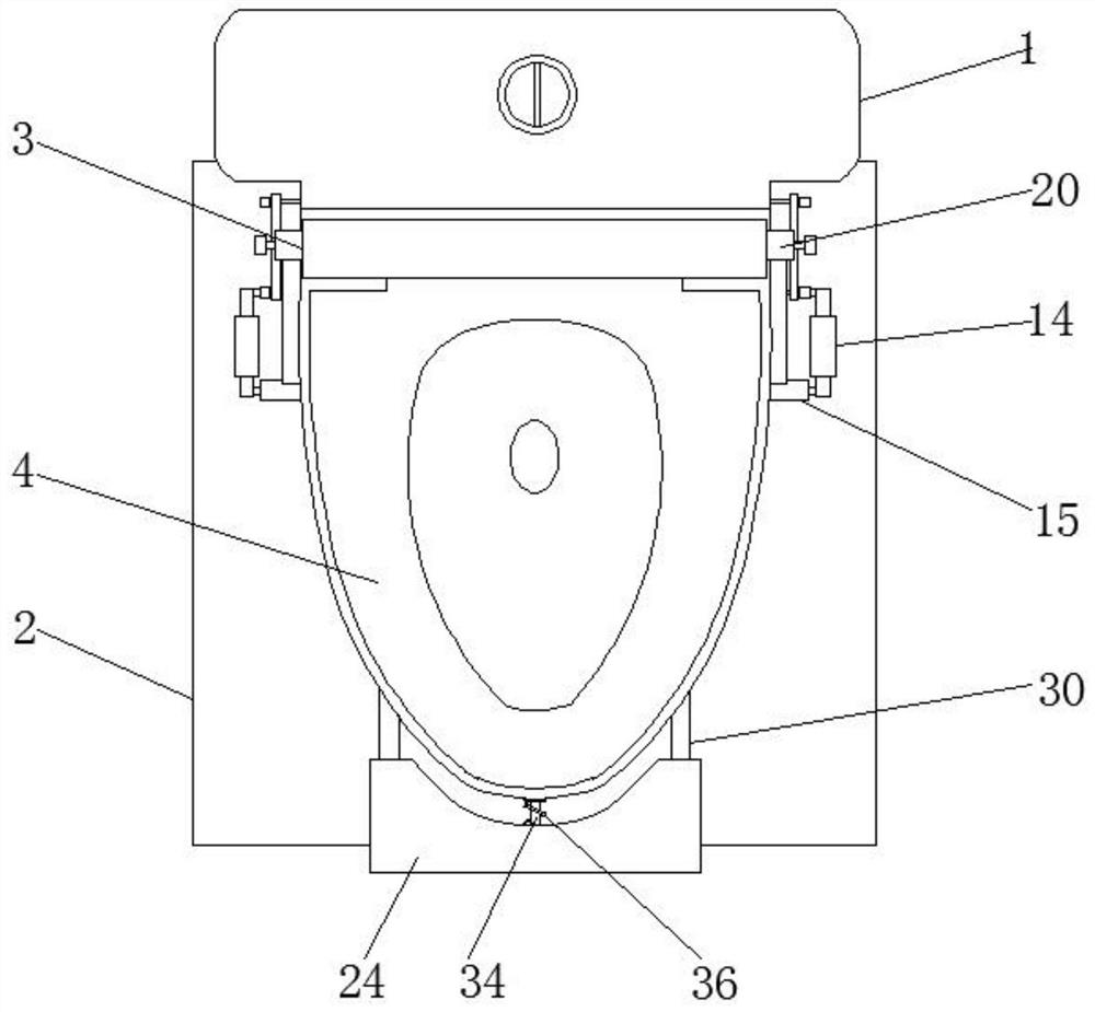 A low-noise multifunctional toilet