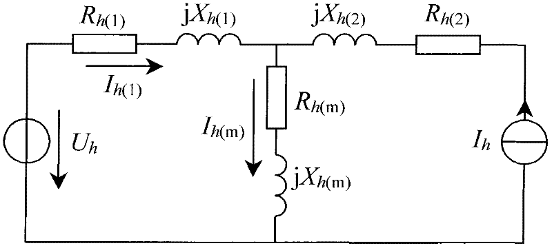 Calculation method of transformer harmonic loss based on frequency conversion property
