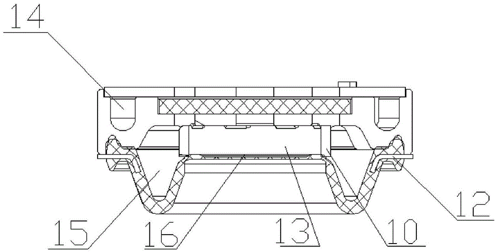 Runner assembly and engine suspension comprising runner assembly