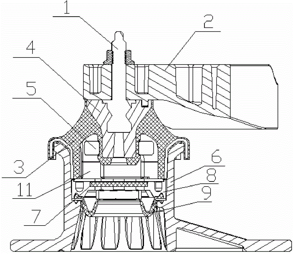 Runner assembly and engine suspension comprising runner assembly