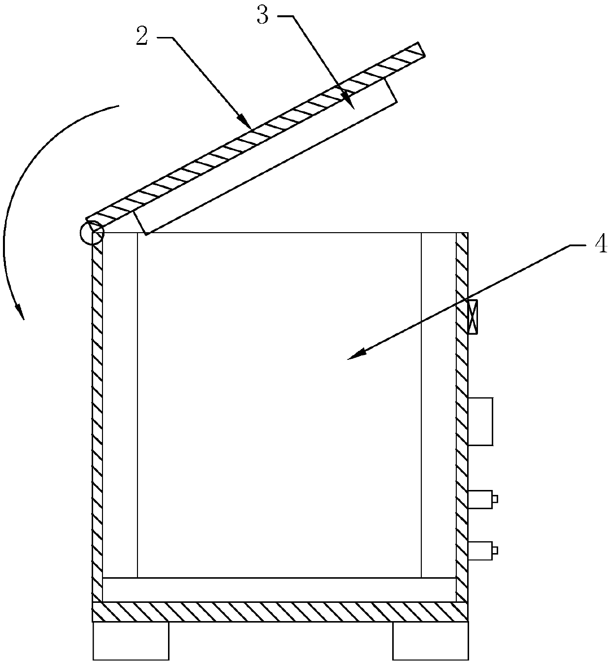 Environment-friendly, intelligent, recoverable, shake-proof and drop-proof air inflation packaging box