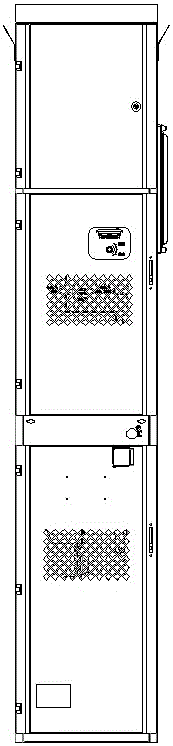 Longitudinal-rotating removable-type indoor AC metal-enclosed switchgear